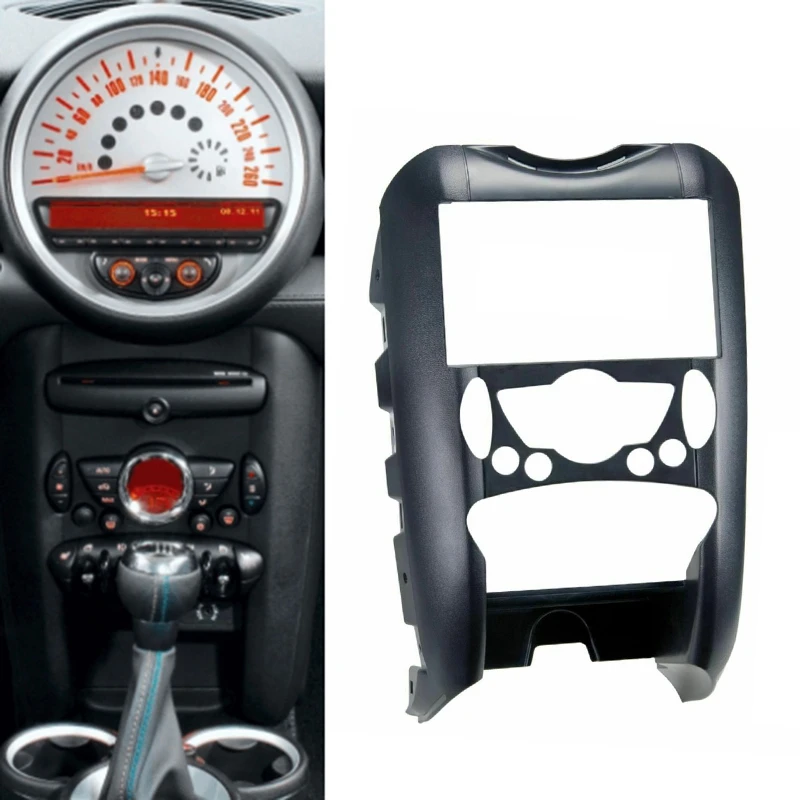 

2 Din Car Radio DVD Player Fascia Frame for-BMW Mini Cooper R55 R56 R57 Trim Panel Installation Kit