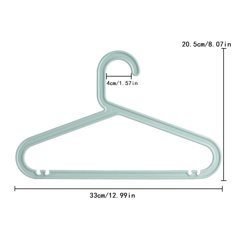 10pcs Portable Children Coats Storage Hanger Closet Organizer Baby Hangers Display Hangers Kids Clothes Plastic Hanger Racks 2