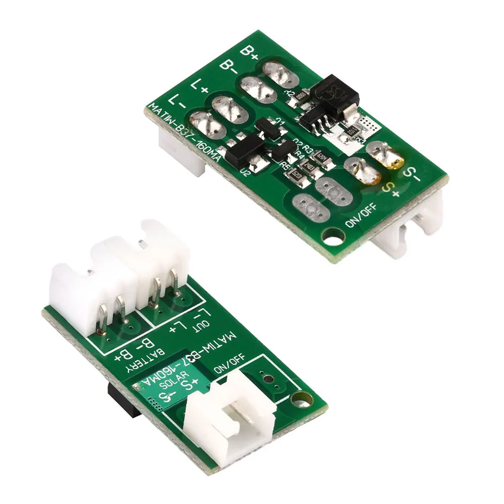 160ma Automatic Solar Panel Battery Charger Board Night Light LED Lamp Control Switch Battery Charger Charging Controller Module