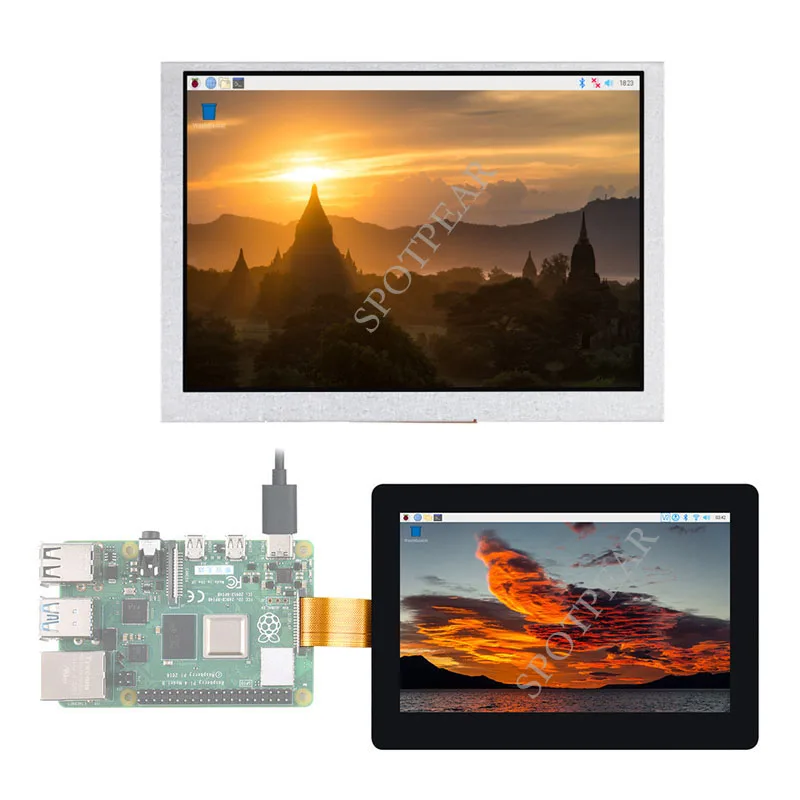   5 ġ MIPI DSI LCD 800  480 IPS ÷ ȭ,  ġ  ɼ