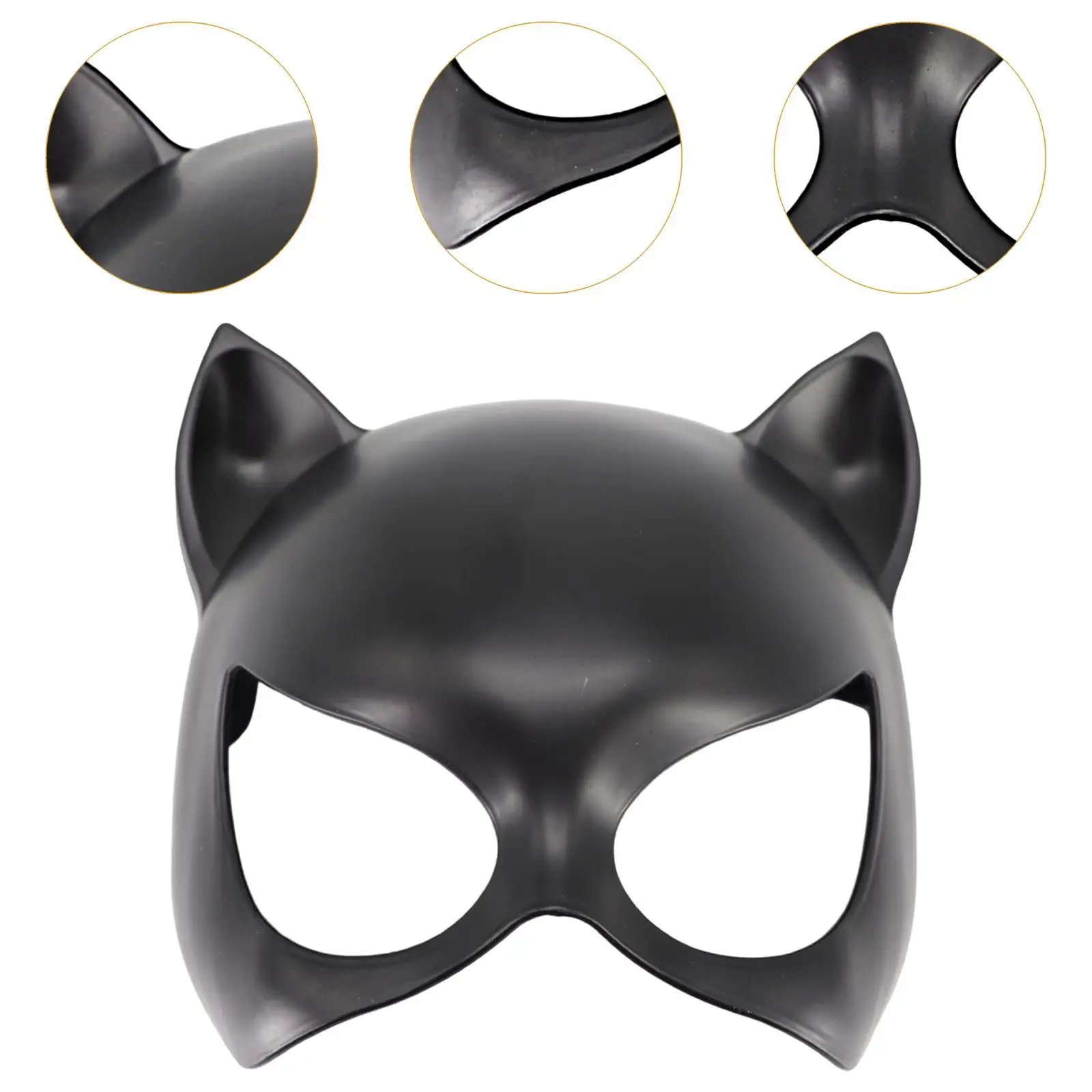 Cat Mask Props Accessory Halloween Costume for Party Halloween Role Playing