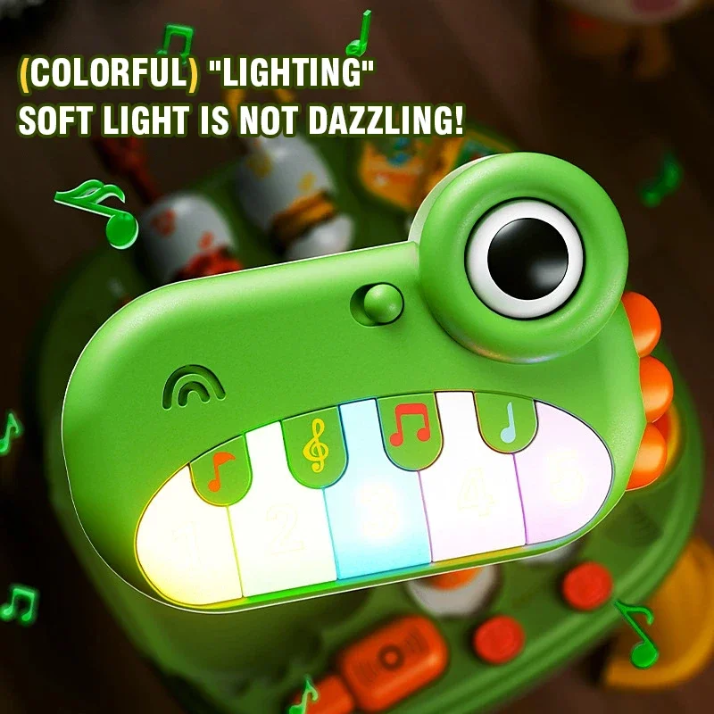 ABS PP Dinosaur Piano Puzzle Game for Kids Educational Toy