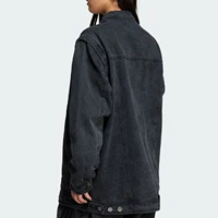 Adidas véritable original veste en jean à manches détachables pour femme JY8882 2