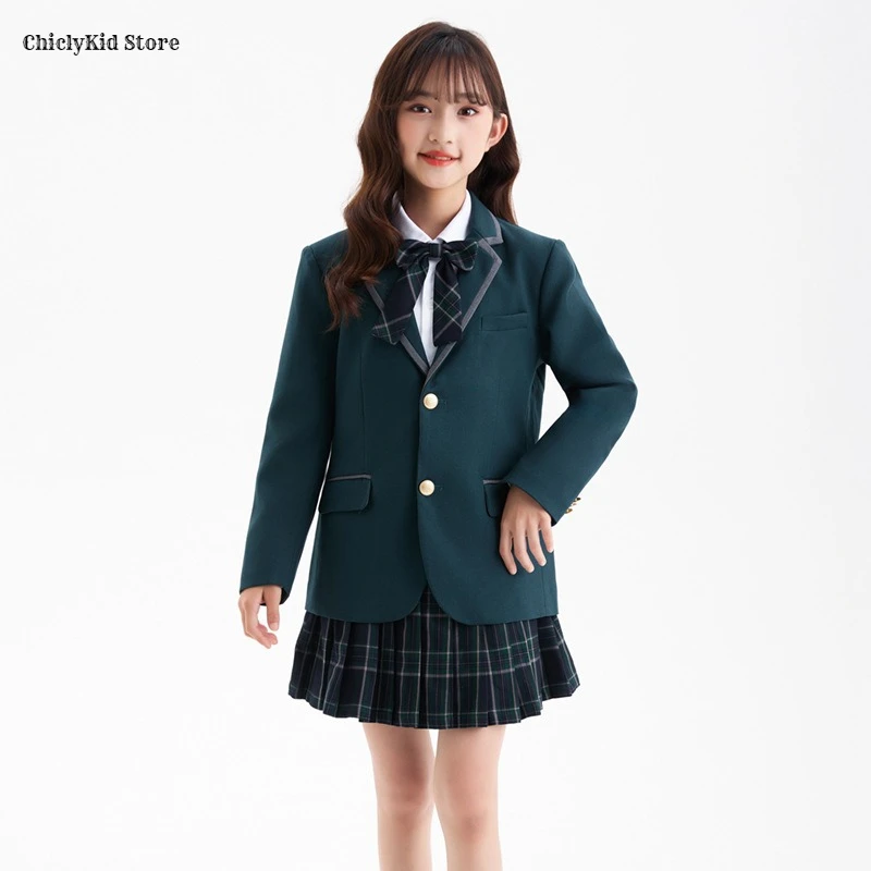 Uniform Girl Coat Pant Suits Outfit Female Coat Pant Fashion Women