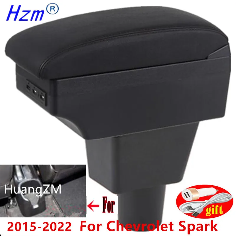Reposabrazos Interior para Chevrolet Spark III, de almacenamiento para consola accesorios para coche, piezas, 2015-2022 - AliExpress Automóviles y