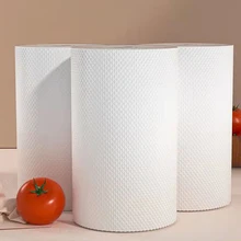 

200 Pieces Kitchen Cleaning Dish Cloth Lazy Rag Scouring Pad Oil-free Disposable Dish Towel Non-woven Fabric Cleaning Rags