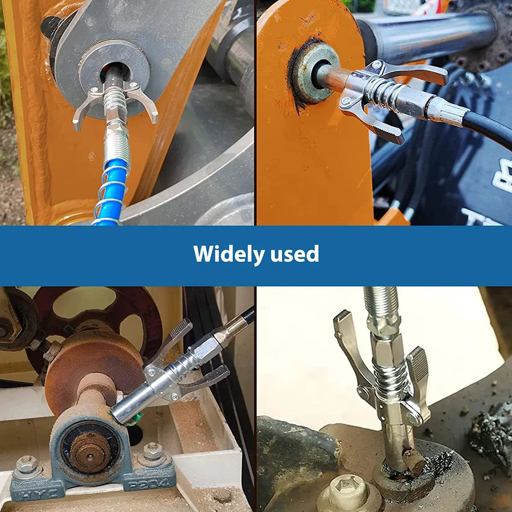1-15PCS 10000PSI Grease Gun Coupler Oil Pump Quick Release Grease Nozzle Injector Lubricating Oil Grease Gun Car Repair Tool