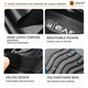 LAORENTOU genuine leather sandals, men's hollow and breathable perforated shoes, casual thick soled non slip leather shoes 2