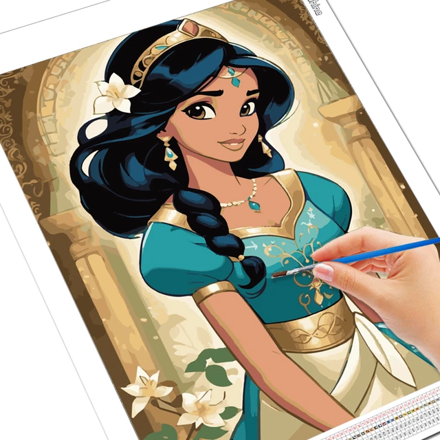 Disney Princess Jasmine - NEW Paint By Numbers - Paint by numbers for adult