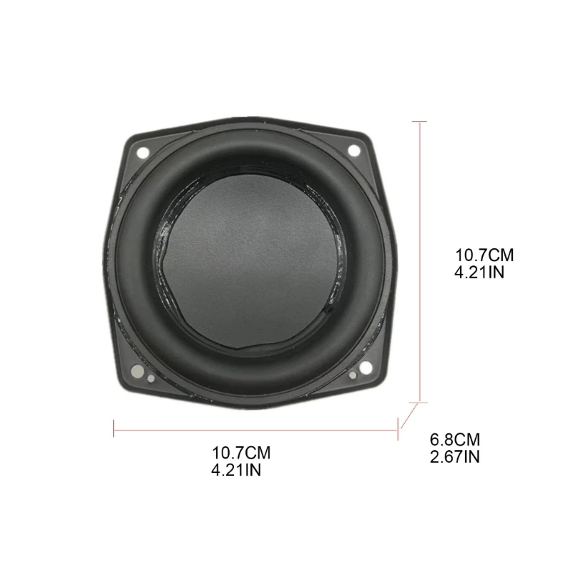 Sistema di altoparlanti audio woofer per bassi medi da 4