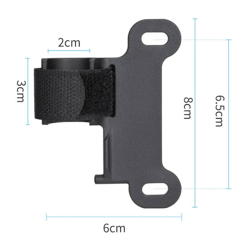 

For Pump Diameter Of About 2cm Stand Rack Bicycle Pump Bracket Fixing Clip Plastic With Strap 8*6*2cm High Quality