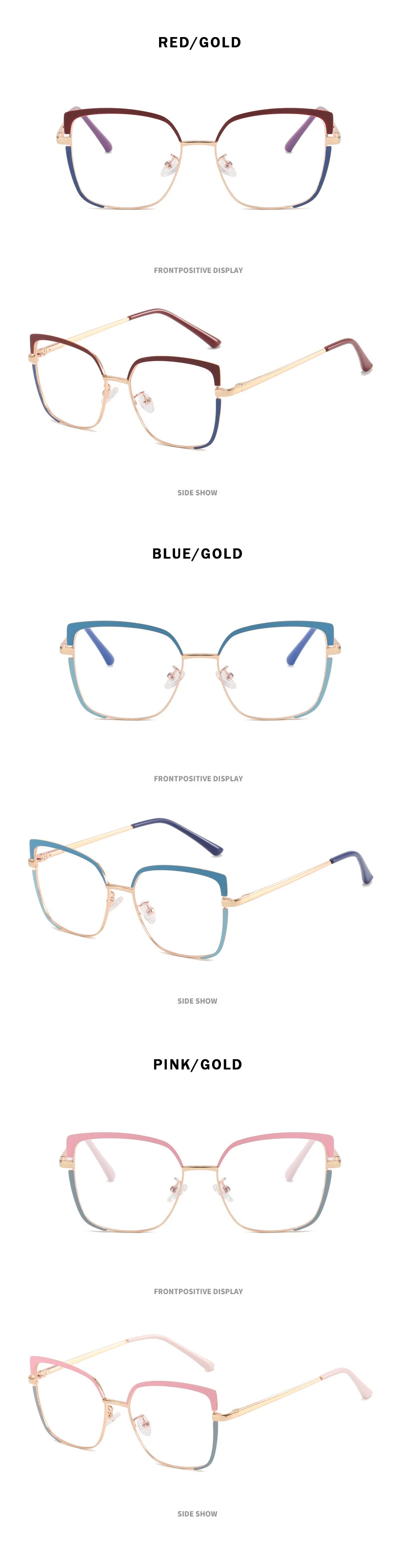 O-Q CLUB Women's Grade Glasses Anti Blue Light Lenses Woman's Eyeglasses Lunettes Myopia Reading Glass Sunglasses Man Eyewear