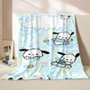 Japanese Pochacco Blanket Sanrio Flannel Fluffy Throw Camping Blanket for Children Sofa Throw Blanket Modern Fashion Gift Miniso 2