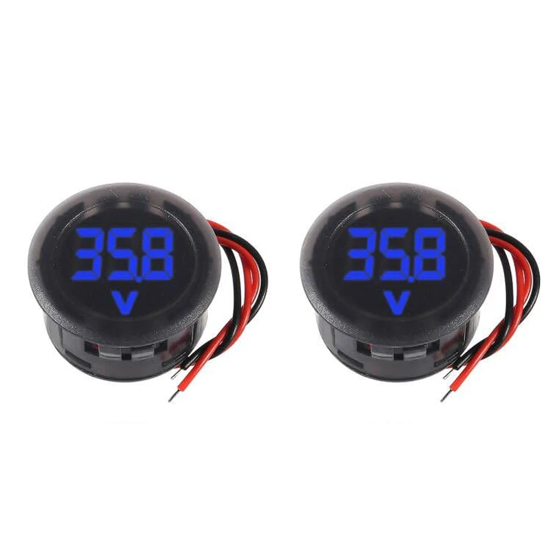 2 Pezzi 5V-100V Auto DC Digitale LED Voltmetro Display Impermeabile Tensione Dc Per Moto Barca Camion Roulotte Verde 88949003