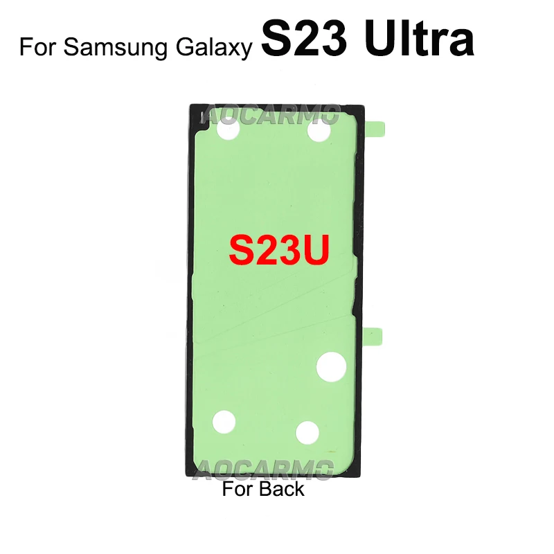 Phone Adhesive Stickers Aocarmo For Samsung Galaxy S23 Ultra S23U Back Battery Rear Cover Waterproof Sticker Glue Front Screen LCD Adhesive Replacement