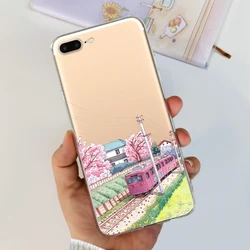 Cute Fashion Painted Slim Phone Case - Soft Protective Back Cover Bumper - iPhone 8 (653)
