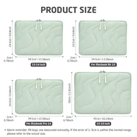 Laptop Case for Macbook Pro Air 13 14 Inch Fluffy Computer Carrying Case for Huawei Hp Soft Laptop Sleeve Bag for Women,Girl - Image 2