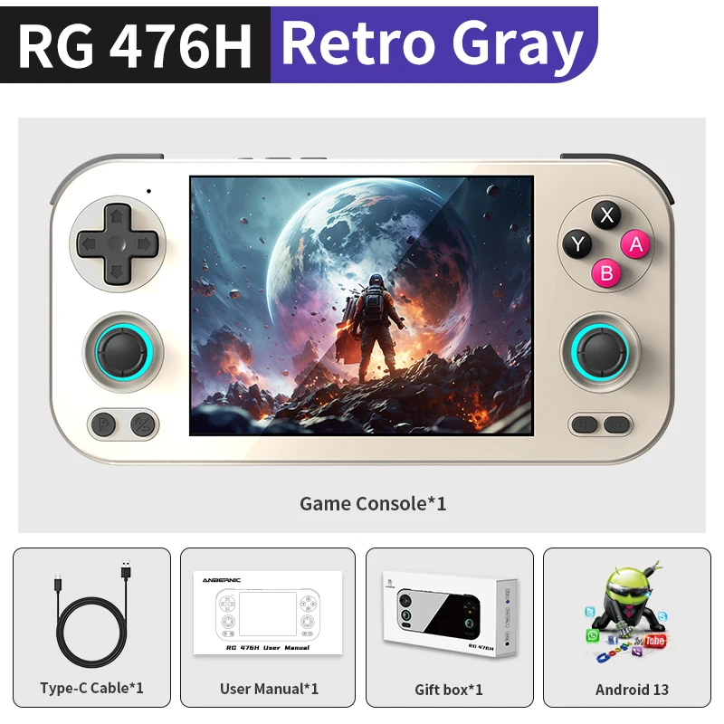 ANBERNIC RG 476H Handheld Game Console 4.7