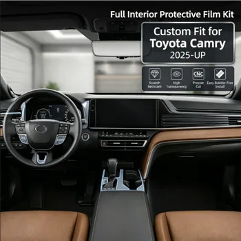 Per Toyota Camry XV80 2025 2026 Pellicola Protettiva PPF per Pannello di Navigazione e Console Centrale Accessori Interni Trasparenti in TPU