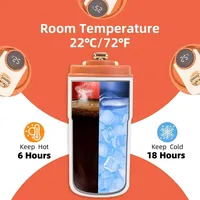 450ML Smart Travel Coffee Mug Display Led Temperature Thermos Mug Stainless Steel Insulated Thermos Bottle Portable Vacuum Flask 5