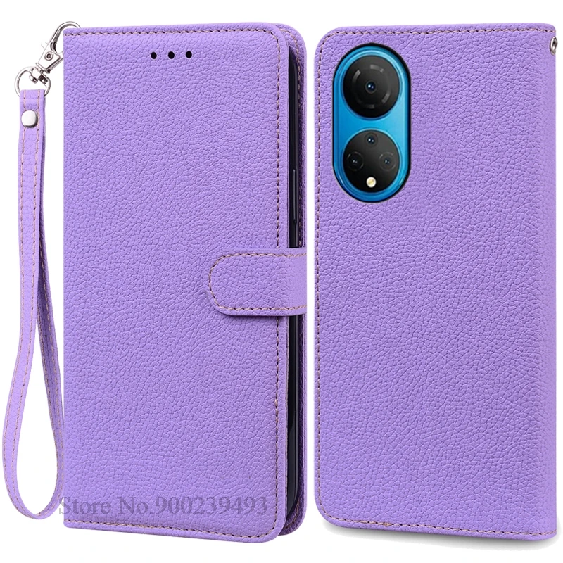 Leather Flip Wallet Case Cover for Honor X7 - Stylish and Protective Phone Case Etui