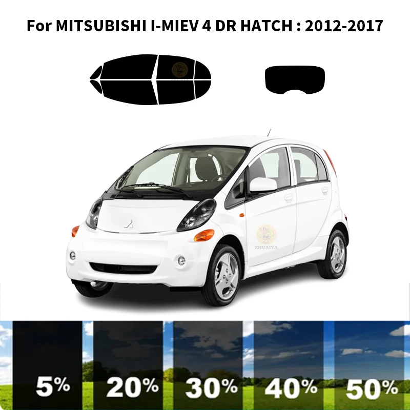 

Precut nanoceramics car UV Window Tint Kit Automotive Window Film For MITSUBISHI I-MIEV 4 DR HATCH 2012-2017