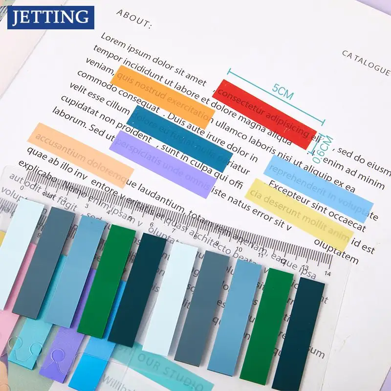 10*20 шт. прозрачные индексные заметки, бумага, офисные и школьные принадлежности, канцелярские принадлежности, маленькие прямоугольные флуоресцентные клейкие полоски