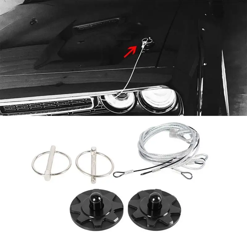 

Race Car Hood Pins Aluminum Lock Kit Quick Release Engine Latch Universal Engine Hood Pin Car Tunning Lock Auto Accessories