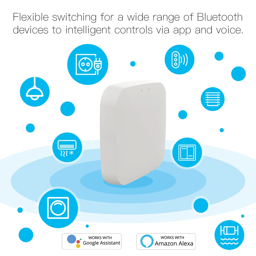 Smart Gateway MOES Tuya Bluetooth for Alexa Google Home
