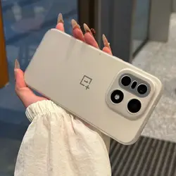 Sleek Translucent Matte Skin Feel Ultra - Thin Magnetic Charging Shockproof Case for OnePlus 15R (White(no magnetic )