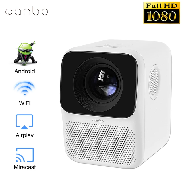 Wanbo T2 MAX LCD Mini Portable Projector Full HD 1080P Smart tv Android  WiFi Bluetooth Home Theater Projectors Global Version - AliExpress