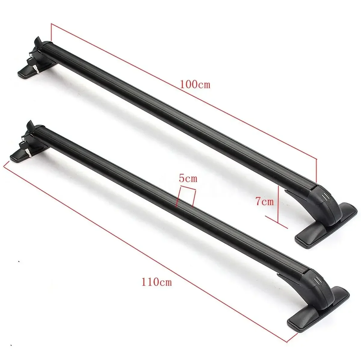 2pcs Car Universal Roof Rack Baggage Luggage Cross Bar Carrier for Honda Civic 2006-