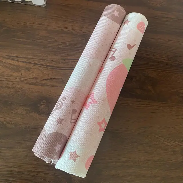 40*60 cm tapis de Table nappe décor de Table napperon bureau anti-poussière tissu étoiles Note fraise doux Simple INS nappes 4