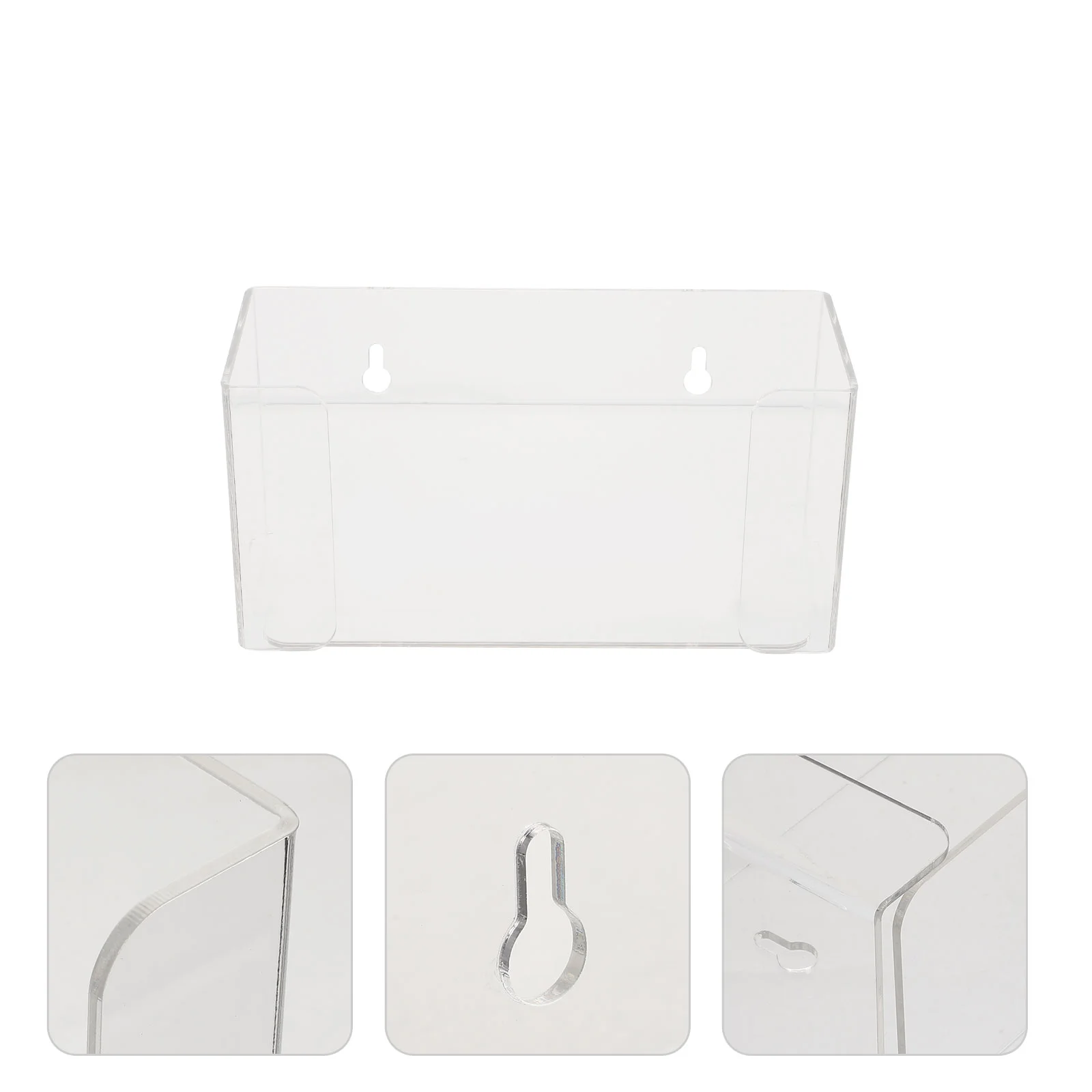 

Paper Towel Holder Medical Masks Clear Holder Tissue Face Towel Case Glove Acrylic Wall-mounted Container Dispenser