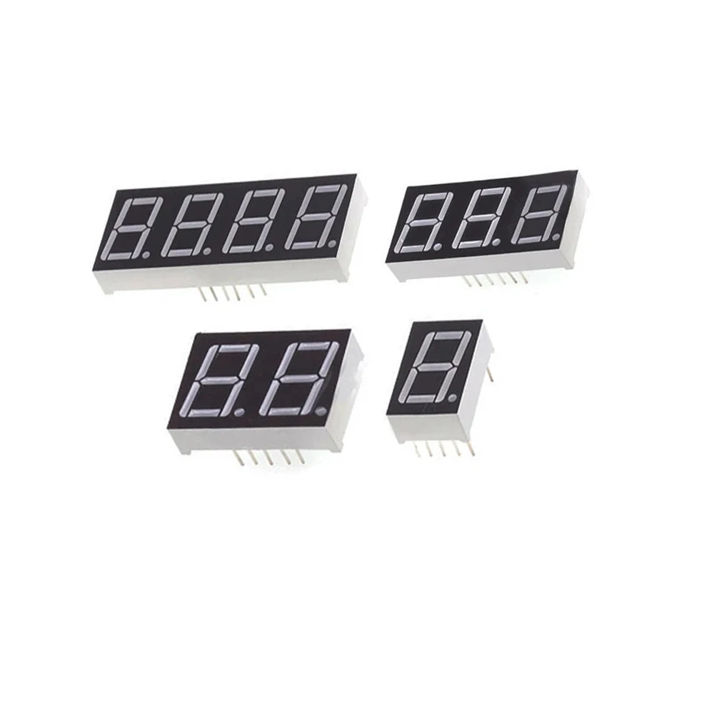 Display LED a Tubo Digitale da 0,56 Pollici, 0,28 Pollici, 0,36 Pollici, Orologio LED Rosso 1, 2, 3, 4 Cifre, Anodo/Catodo, Scheda Display LED a 7 Segmenti - Image 3