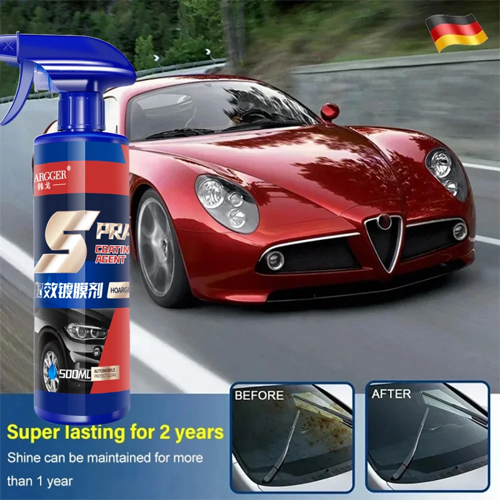 500ml Ceramic Coating Spray All Car Color Liquid Quick Nano coating ...