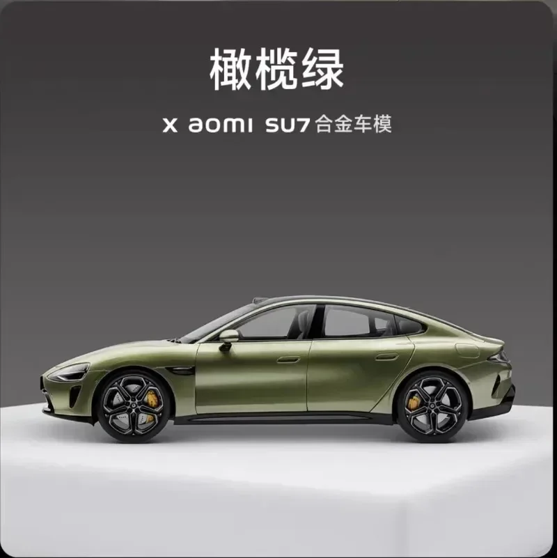 Diecast 1/24 Model Car Play Vehicles Su7 Model Car Toys for Boys Gift Xiaomi Su7 Simulation Model Decoration 4