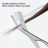 Eyebrow Trimming Scissors with Combs For Women Man Eyebrow Scissors Eyebrow Face Razor Eyebrow Shaver Makeup Tools 2