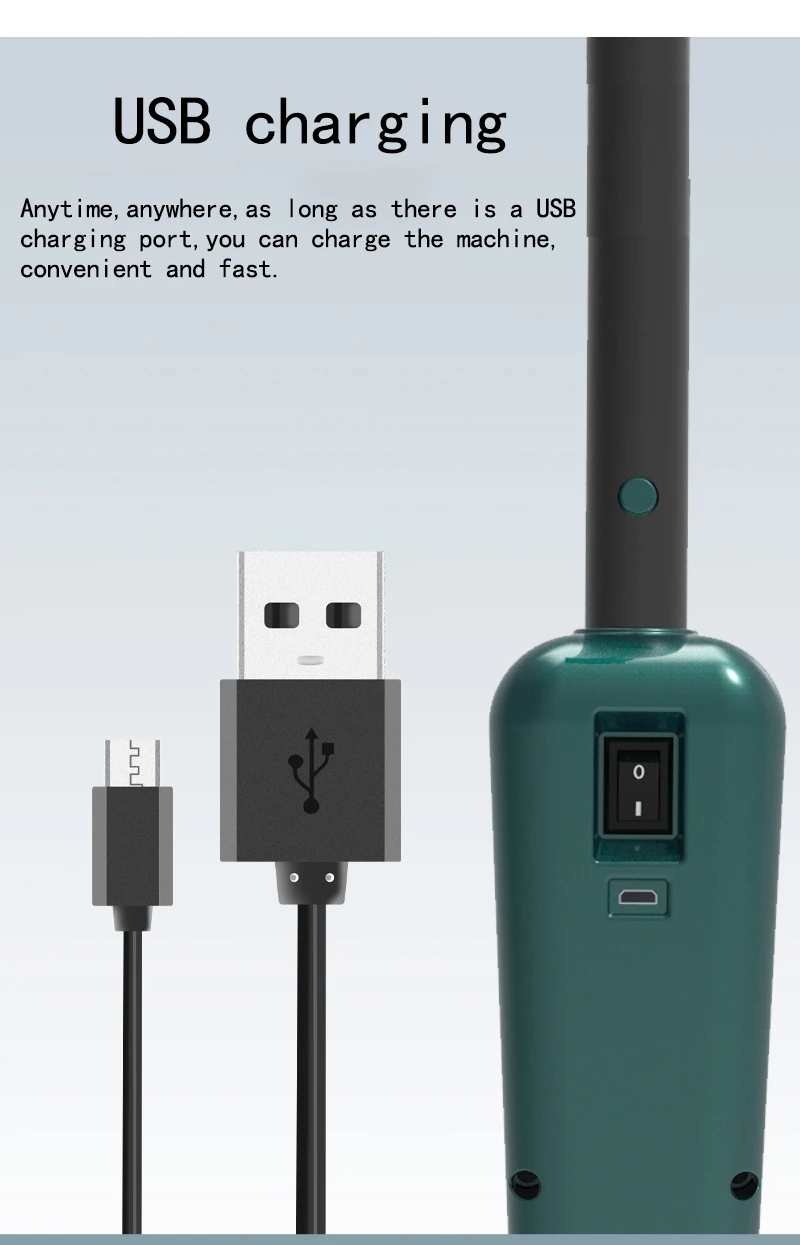 Wireless Electric Spin Mop Cleaner Automatic 2 in 1 Wet & Dry Home Cleaner Car Glass Ceiling Door Windows Floor Scrubber Machine