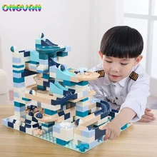 

Maze Marble Race Run Building Blocks Construction Big Track Bricks Ball Creative Legoed Toys ABS Funnel Slide Assemble Bricks