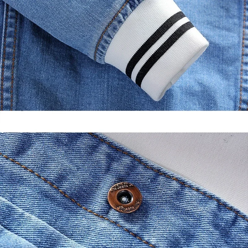 Рисунок 4 - Джинсовая куртка мужская с воротником-стойкой