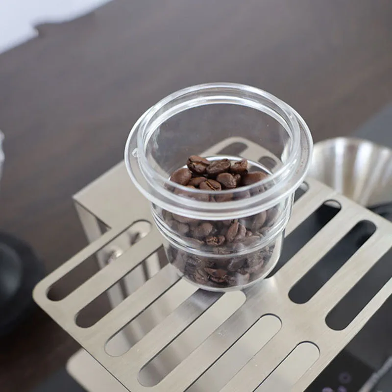 Clear Espresso Coffee Dosing Cup & Brewing Bowl - Barista Accessories