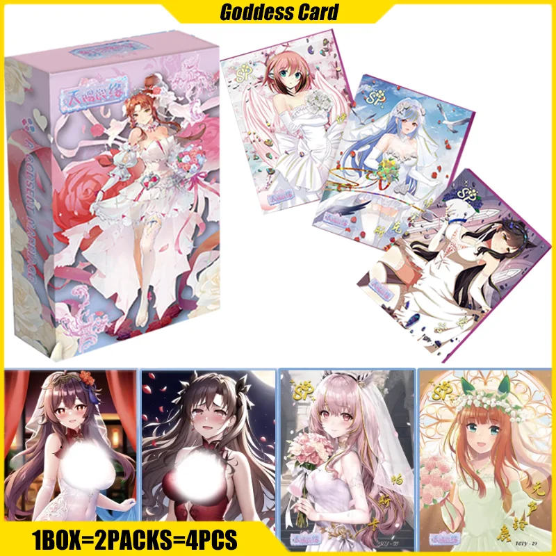 

Charming Goddess Card Flower Wedding Series A GODSENT MARRIAGE Anime Figure Collection Booster Box Game Toy Birthday Gift