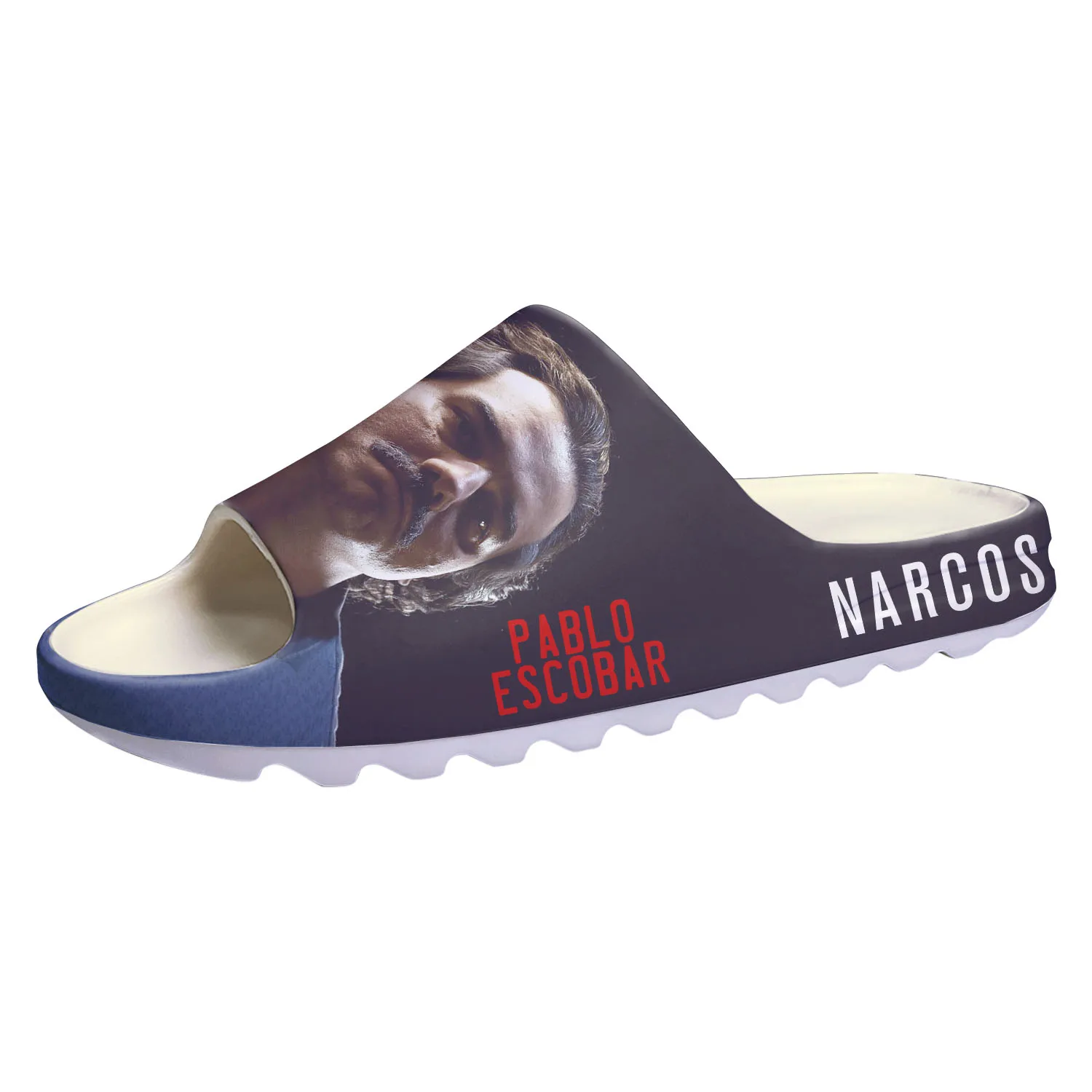 

Narcos Soft Sole Sllipers Home Clogs Pablo Escobar Step On Water Shoes Mens Womens Teenager Step in Customized Sandals