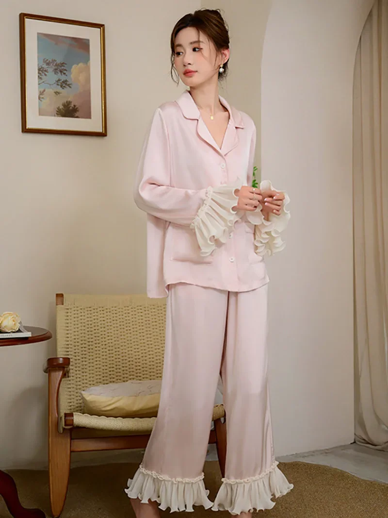 https://ae01.alicdn.com/kf/S78ae9daf1a2c421bab96a29db1f3ec46c/Pink-Women-Silk-Ruffles-Long-Sleeve-Princess-Pyjama-Pour-Femme-Sleepwear-Loungewear-Sweet-Girl-Nightwear-Two.jpg