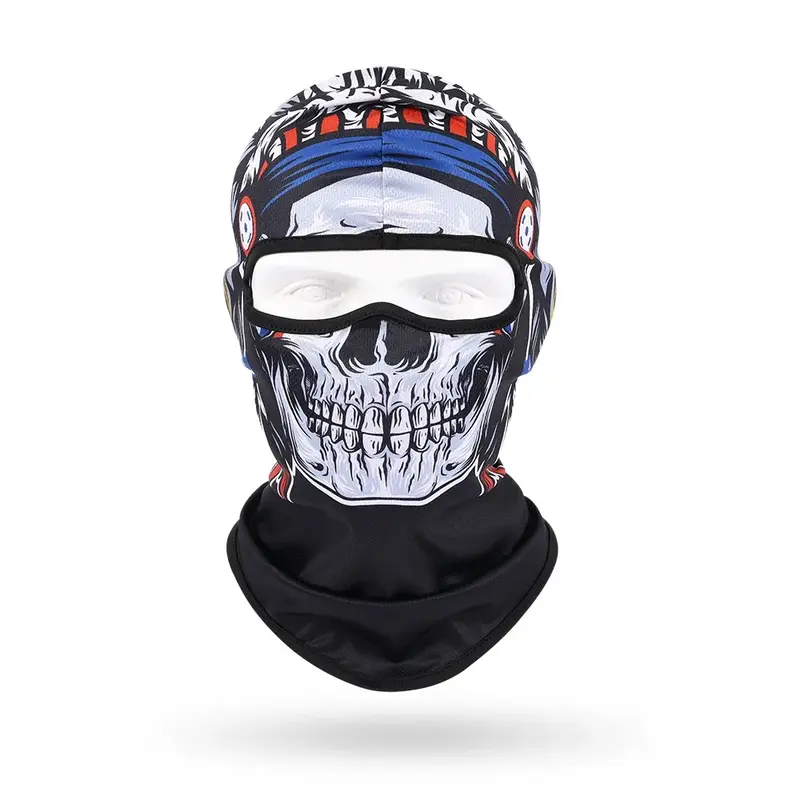 Dry Quick Sunscreen Balaclava Men Cycling Head Cover Outdoor Skull Mask Breathable Elastic Biker Full Face Mask Headgear Cap - Image 16