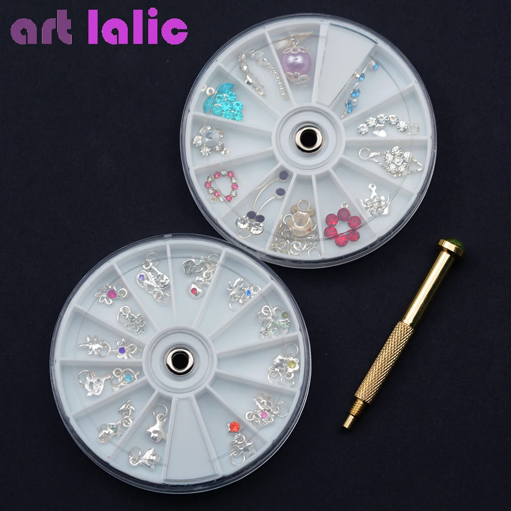 Hand Dangle Drill for Nail Art Pearl Hole Pierce Tool Maker Pendant Decoration Rhinestones 1Pc 10