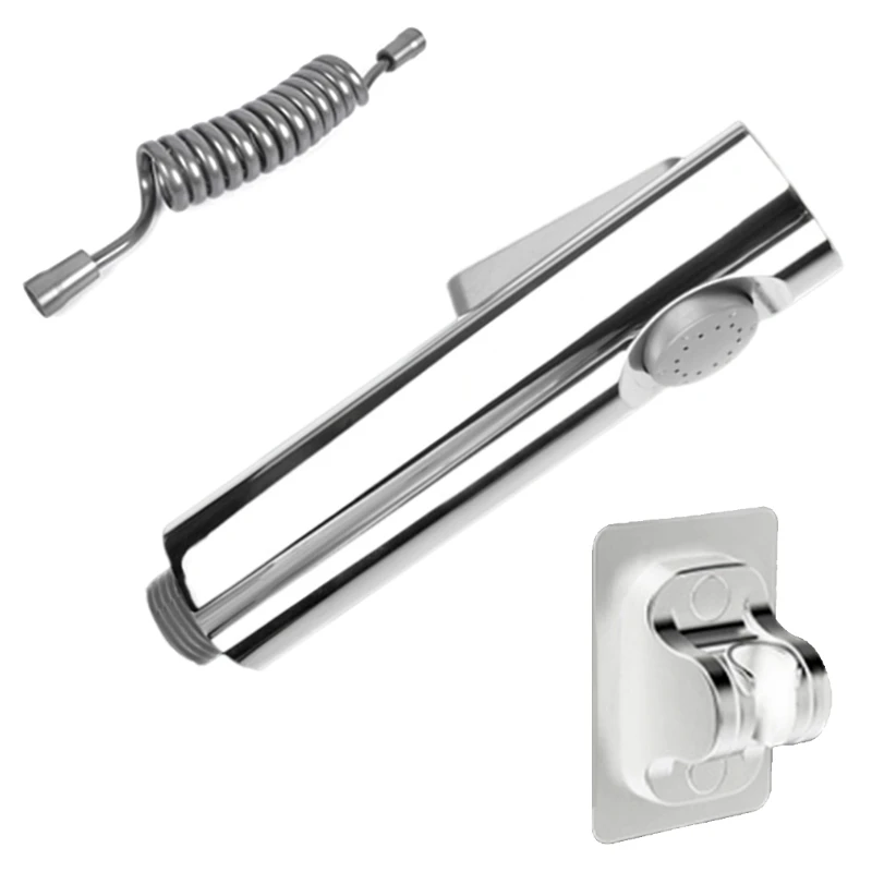

Simple Install Handheld Bidet Shower Set ABS for Bathroom Cleaniness & Pet Wash