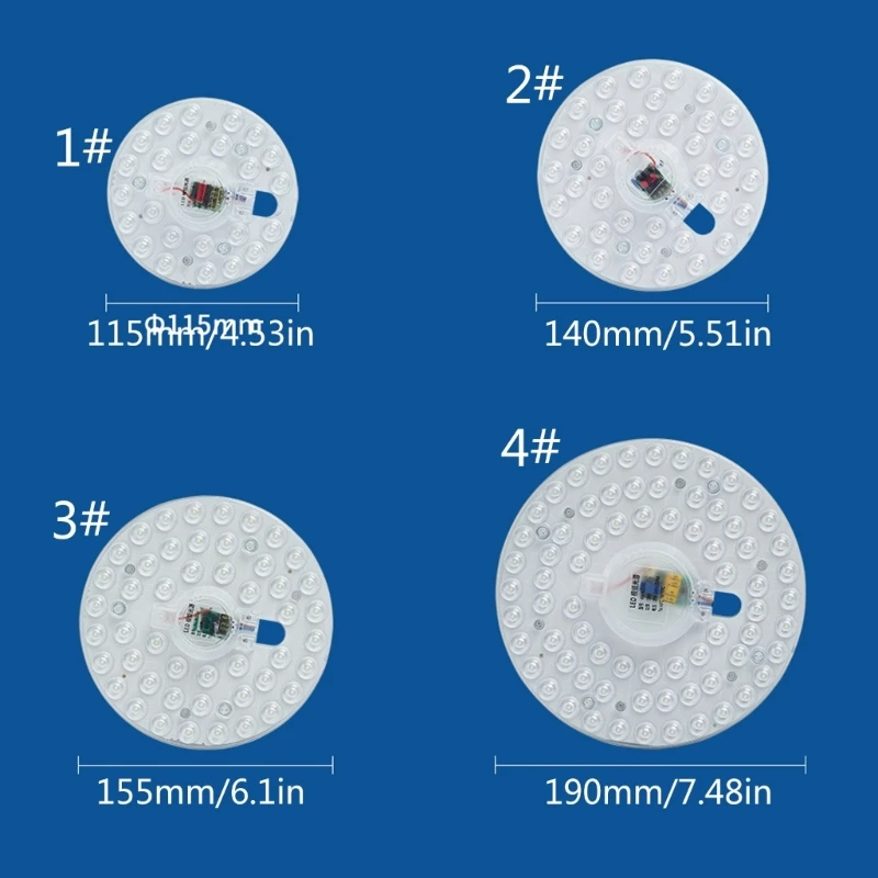 LED Ring Panel Circle Light 12W 18W 24W 36W Energy-saving Circular Ceiling Lamp Module LED Light Board Panel