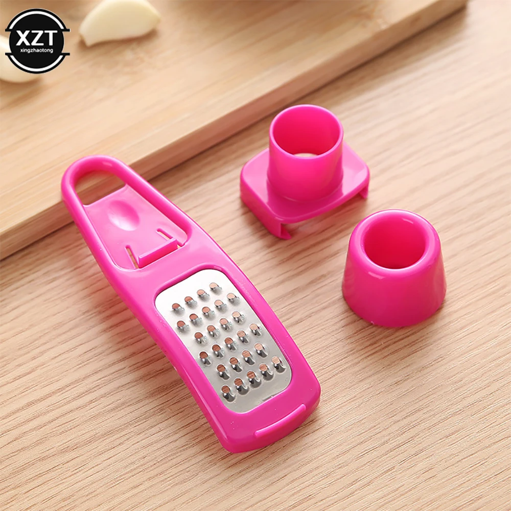 Simple Garlic Grinder Garlic Mud Artifact Stainless Grater Multi-Function Press Household Small Kitchen Utensils